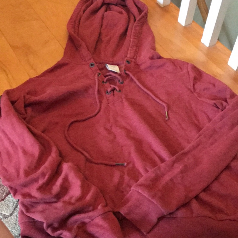 Reddish color sweatshirt from Abercrombie&fitch